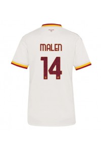 AS Roma Donyell Malen #14 Fotballdrakt Borte Klær Dame 2026-27 Korte ermer